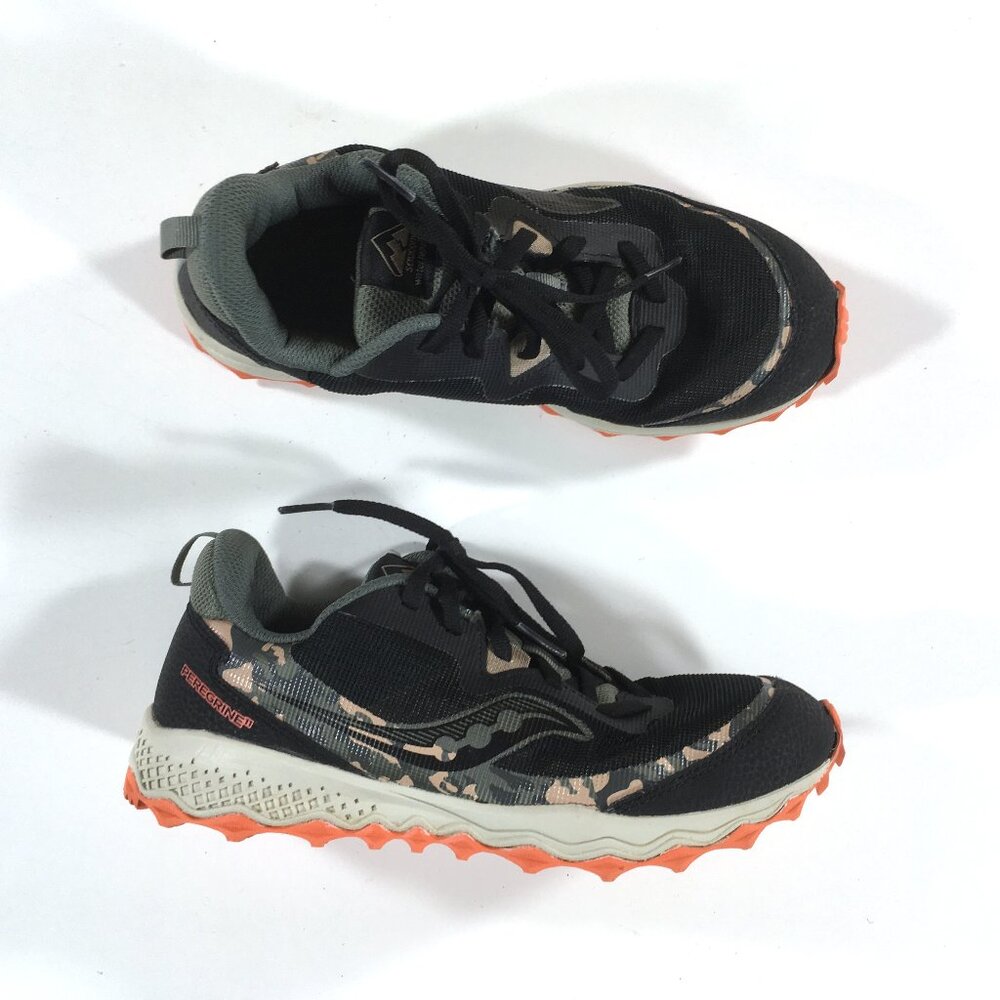 Saucony Peregrine 11 Trail Running Shoes Big Kids Size 5.5 EUR 37.5 Olive Green
